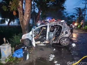 Teriakan Minta Tolong 2 Penumpang Brio di Ponorogo Sebelum Tewas Terpanggang