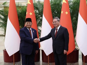Usai Temui Presiden China, Menhan Prabowo Temui PM China Li Qiang