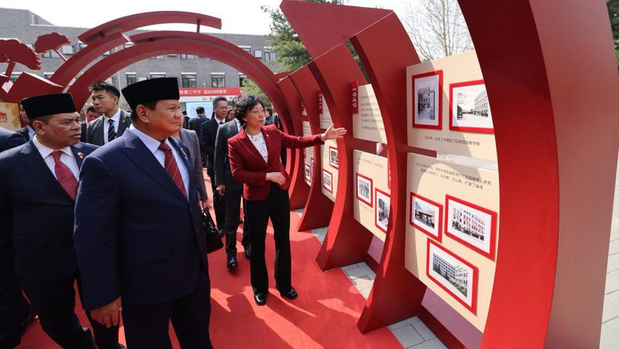 Prabowo Tinjau Program Makan Siang di China. Prabowo Tinjau Program Makan Siang di China. (Dok. Kemhan RI)