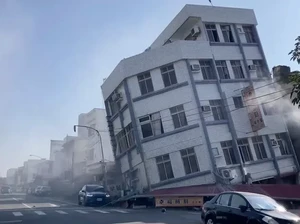 Gedung Apartemen Miring Diguncang Gempa Taiwan, Furnitur Berhamburan