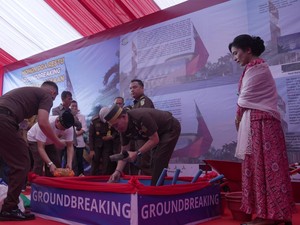 Staf Ahli Jaksa Agung Groundbreaking Masjid Baitul Adli Kejati Sulsel