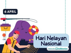 Hari Nelayan Nasional 6 April, Simak Sejarah hingga Twibbon