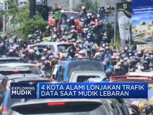 Video: 4 Kota Alami Lonjakan Trafik Data Saat Mudik Lebaran