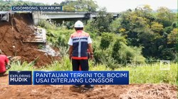 Video: Ini Penampakan Longsor Di Tol Bocimi