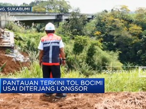 Video: Ini Penampakan Longsor Di Tol Bocimi
