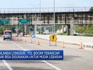 Longsor, Tol Bocimi Terancam Tak Bisa Digunakan untuk Mudik Lebaran