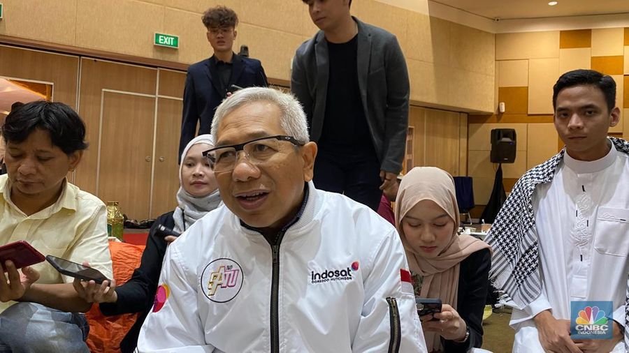 Director & Chief Business Officer Indosat Ooredoo Hutchison, Muhammad Danny Buldansyah. (CNBC Indonesia/Novina Putri Bestari)
