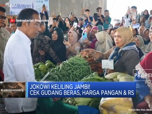 Video: Jokowi Keliling Jambi! Cek Gudang Beras, Harga Pangan & RS