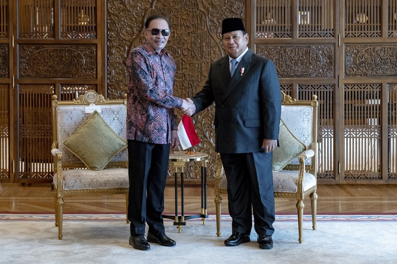 Menteri pertahanan Prabowo Subianto melanjutkan kunjunganya ke Malaysia untuk bertemu dengan Perdana Menteri Malaysia, Anwar Ibrahim. (Sosial Media X @anwaribrahim)