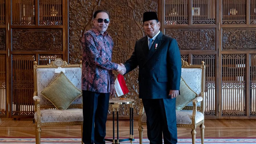 Menteri pertahanan Prabowo Subianto melanjutkan kunjunganya ke Malaysia untuk bertemu dengan Perdana Menteri Malaysia, Anwar Ibrahim. (Sosial Media X @anwaribrahim)