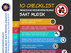 10 Tip Cegah Kebakaran Rumah Saat Ditinggal Mudik
