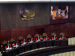 MK Imbau Massa-Pengaju Amicus Curiae Tak Hadiri Sidang Putusan Sengketa Pilpres