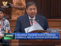Video: Airlangga:Bansos Diberikan Efek El Nino & Larangan Ekspor Beras