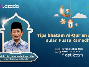detikKultum Nasaruddin Umar: Tips Mudah Khatam Al-Quran Selama Ramadan