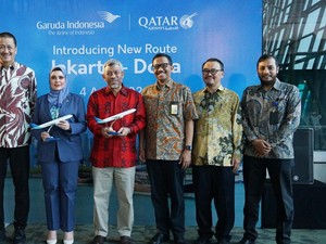 Garuda Indonesia Resmikan Penerbangan Jakarta-Doha di Tanggal Cantik
