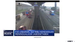 Video: H-6 Lebaran, 322 Ribu Kendaraan Meninggalkan Jabotabek