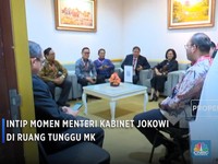Intip Momen Menteri Kabinet Jokowi di Ruang Tunggu MK