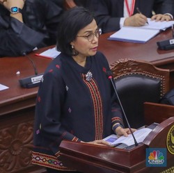 Di Sidang MK, Sri Mulyani: Bantuan Pangan Bapanas Bukan Perlinsos
