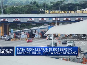 Video:Mudik Lebaran 2024 Berisiko Diwarnai Hujan,Petir & Angin Kencang