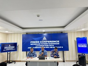 Layanan PAM Jaya Alami Gangguan Imbas Kebocoran Pipa Air Baku PJT II