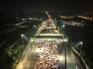One Way Diterapkan di Tol Cikampek Km 72-Kalikangkung Km 414