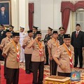 Jokowi Lantik Budi Waseso Jadi Ketua Kwarnas Pramuka 2023-2028