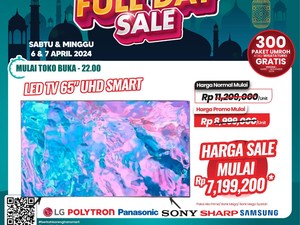Transmart Full Day Sale Hadir Lagi, Beli TV Bisa Hemat Sampai Rp 4 Juta