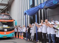 WIKA Berangkatkan 550 Lebih Peserta Mudik
