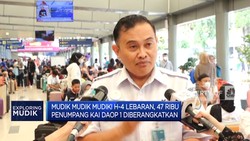 Video: H-4 Lebaran, KAI Sudah Berangkatkan 47 Ribu Penumpang