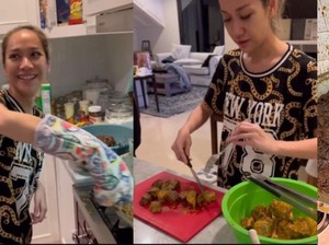 Jago Masak, BCL Bikin 18 Kg Rendang untuk Lebaran Tahun Ini!