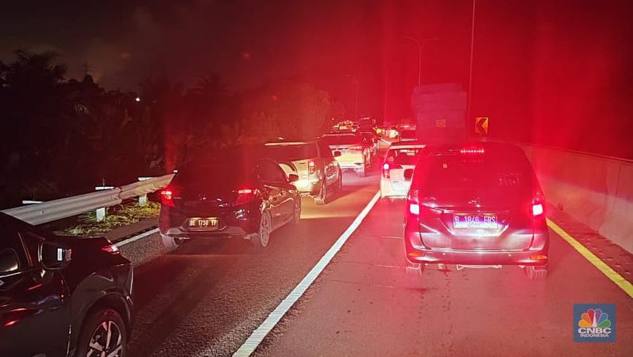 Kemacetan Jelang Pelabuhan Merak