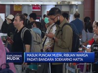 Video: Masuk Puncak Mudik, Ribuan Warga Padati Bandara Soeta