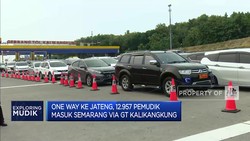 Video: 12.957 Pemudik Masuk Semarang Via GT Kalikangkung