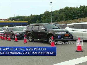 Video: 12.957 Pemudik Masuk Semarang Via GT Kalikangkung