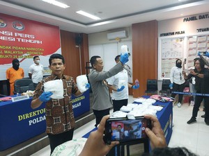 Polda Sulteng Tangkap Kurir Hendak Selundupkan 25 Kg Sabu ke Sidrap Sulsel