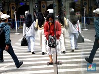 Suasana Stasiun Senen H-4 Lebaran, 47 Ribu Penumpang Siap Mudik