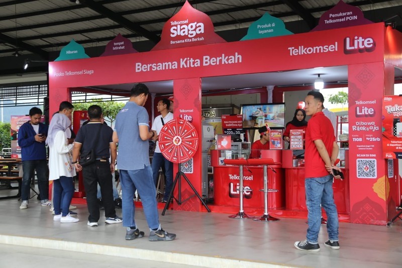 Telokmsel siaga. (Dok. Telokomsel) Telokmsel siaga. (Dok. Telokomsel)