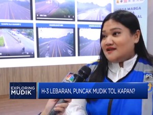Video: H-3 Lebaran, Puncak Mudik Tol Kapan Terjadi?