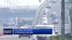 Video: Kondisi Lalin Tol Japek KM 47 Ramai Lancar