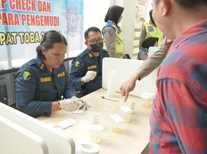 Polisi Temukan Sopir Bus Lebaran Jurusan Medan-Jambi Positif Narkoba