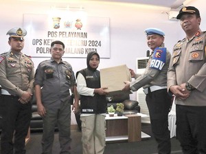 Divpropam Polda Jatim Cek Kesiapan Pos Pelayanan Mudik Polresta Malang Kota
