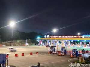 H-2 Lebaran, GT Kalikangkung Semarang Mulai Lengang