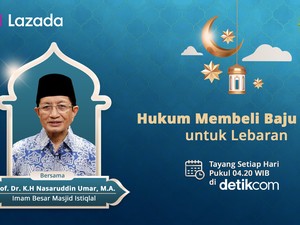 detikKultum Nasaruddin Umar: Baju Lebaran yang Penting Halalnya Bukan Mahalnya