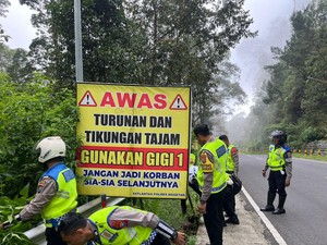 Pemudik Diimbau Tak Lewat Jalur Ekstrem Sarangan Magetan yang Rawan Laka
