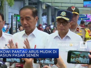 Video: Jokowi Pantau Arus Mudik di Stasiun Pasar Senen