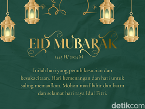 25 Kartu Ucapan Idul Fitri 2025 yang Keren dan Aesthetic, Yuk Bagikan!