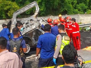 Kondisi Dua Korban Luka Kecelakaan Maut Km 58 Tol Cikampek