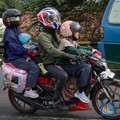 Sambut Lebaran, Potret Pemudik Motor Bonceng Anak-Istri dan Gembolan