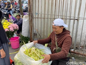 Kisah Para Pencari Cuan dari Cangkang Ketupat Lebaran