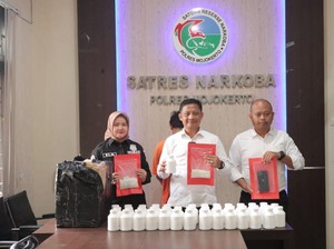 Polisi Sita 41.000 Pil Dobel L dari Bandar di Mojokerto